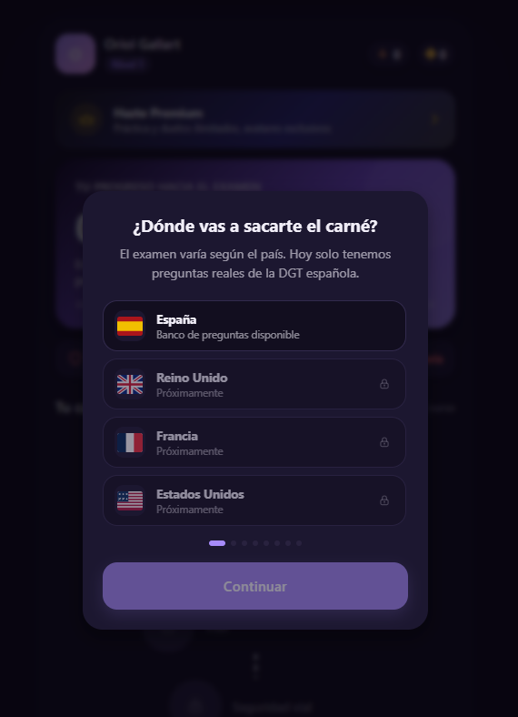 Roady — selección de país